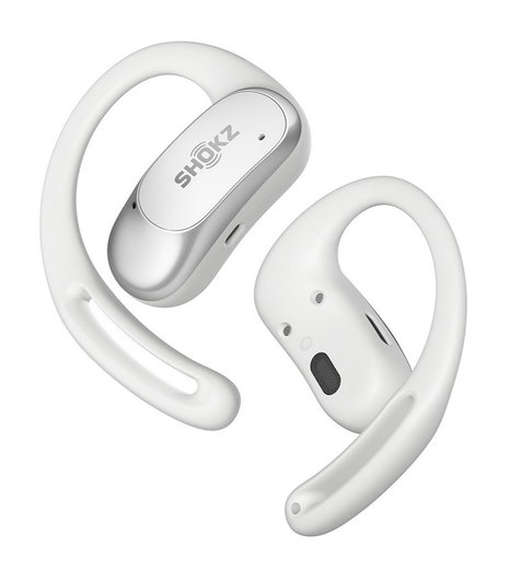 Shokz OpenFit Air Headphones (Open-Ear Design, 6 Hours Playback Time) white