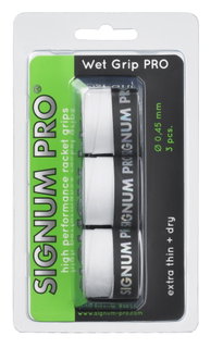 Signum Pro Overgrip Wet Pro 0.45mm white 3 pack