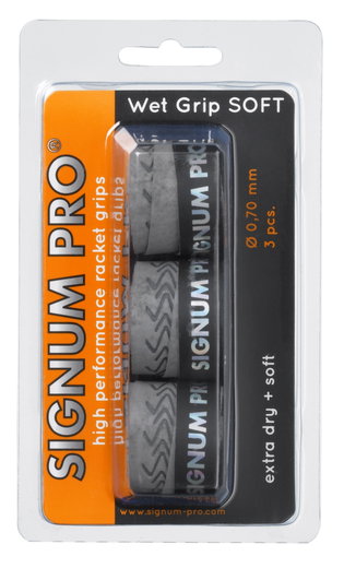 Signum Pro Overgrip Wet Soft 0.60mm szary 3 szt.