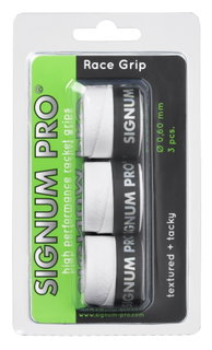 Signum Pro Overgrip Race 0.6mm weiss 3er