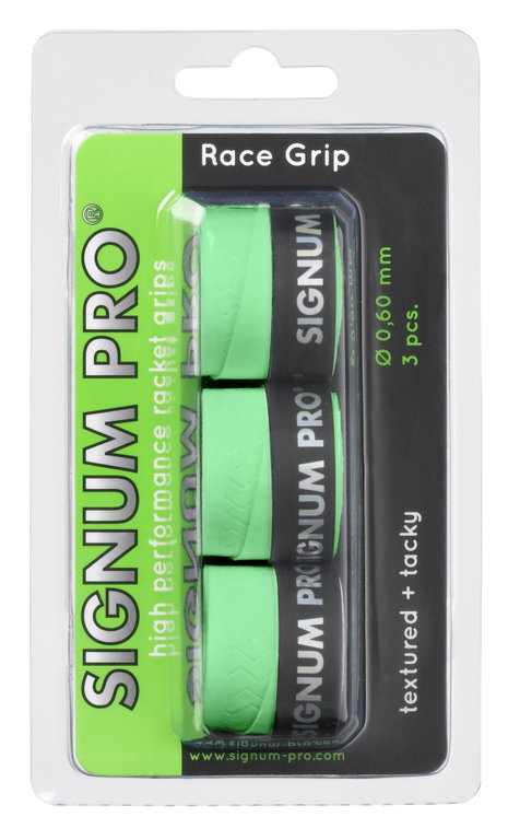 Signum Pro Overgrip Race 0.6mm limegrün 3er