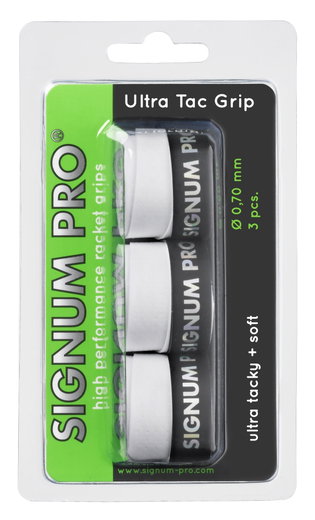 Signum Pro Overgrip UltraTac 0.70mm weiss 3er