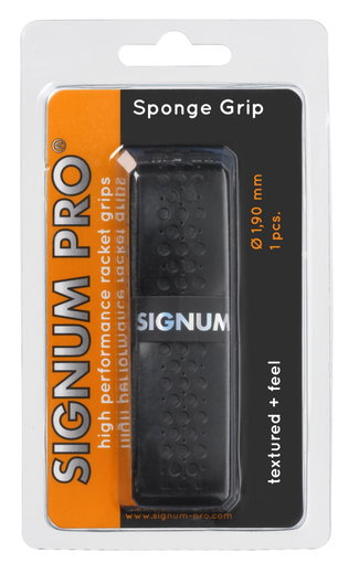 Signum Pro Basisband Sponge Grip (profiliert) 1.9mm schwarz - 1 Stück