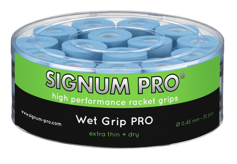 Signum Pro Overgrip Wet Pro 0.45mm blue 30-pack Box