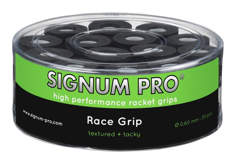 Signum Pro Overgrip Race 0.6mm black 30-pack Box
