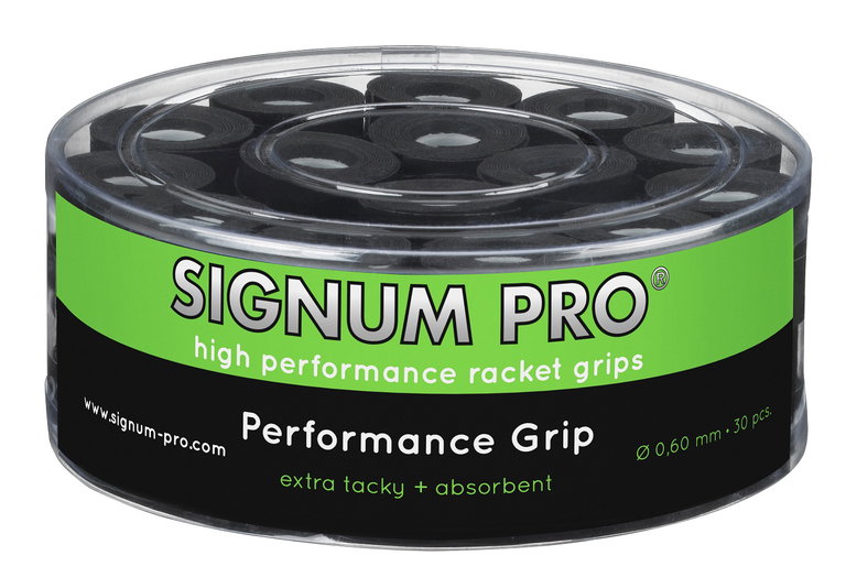 Signum Pro Overgrip Performance 0.6mm schwarz 30er Box