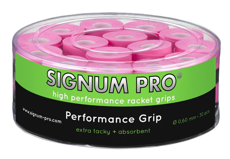 Signum Pro Overgrip Performance 0.6mm pink 30er Box