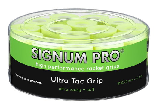 Signum Pro Overgrip UltraTac 0.70mm gelb 30er Box