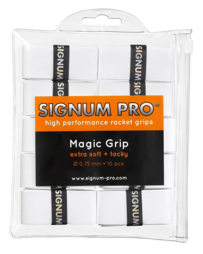 Signum Pro Overgrip Magic 0.75mm weiss 10er Clip-Beutel