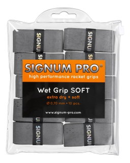 Signum Pro Overgrip Wet Soft 0.60mm grau 10er Clip-Beutel