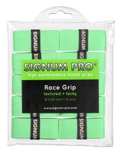 Signum Pro Overgrip Race 0.6mm limegrün 10er Clip-Beutel