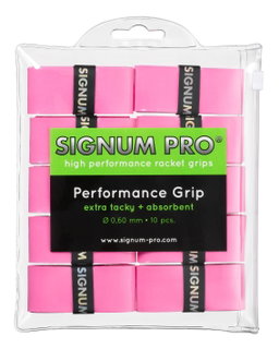 Signum Pro Overgrip Performance 0.6mm pink 10er Clip-Beutel