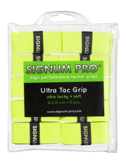 Signum Pro Overgrip Ultra Tac 0.70mm gelb 10er Clip-Beutel