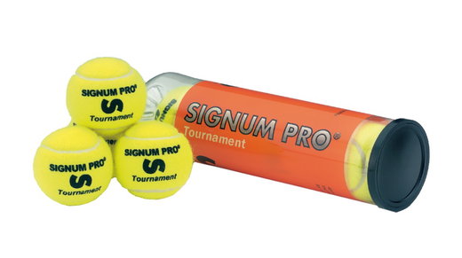 Signum Pro Tennisbälle Tournament High-Tec gelb Dose 18x4er Karton