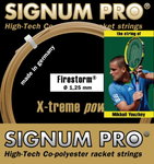 Signum Pro Tennis String Firestorm (Durability+Power) gold 12m Set