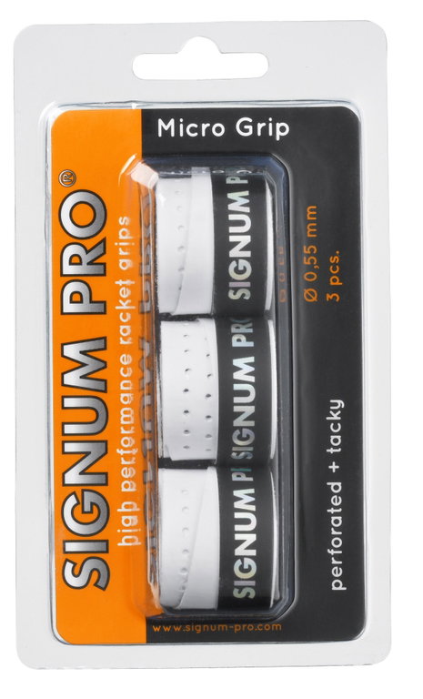 Signum Pro Overgrip Micro 0.55mm weiss 3er