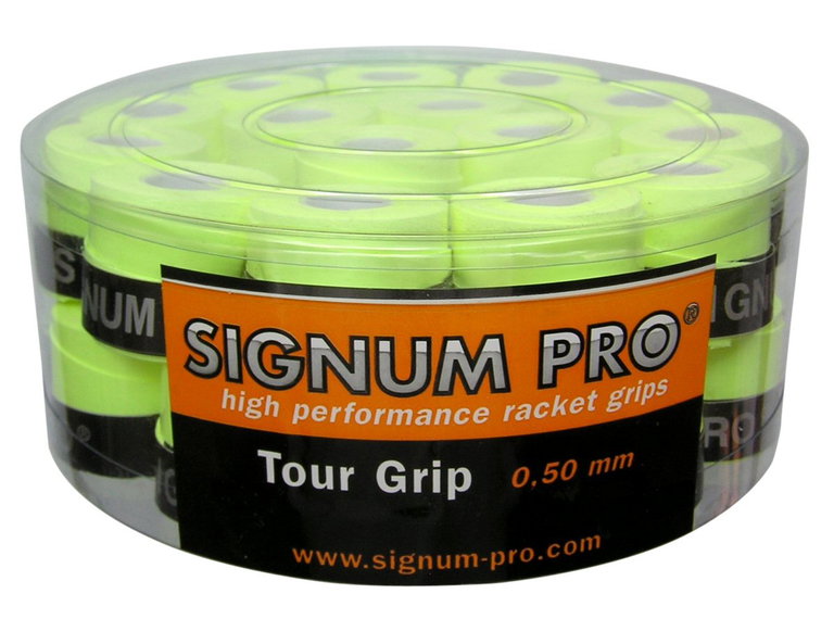 Signum Pro Overgrip Tour 0.5mm gelb 30er Box