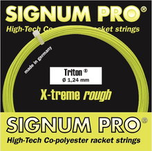 Signum Pro Tennissaite Triton (Haltbarkeit+Spin) lemon 12m Set