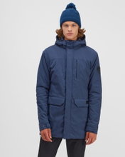 Silvini Winter Coat Monteso with PrimaLoft Insulation navy blue Men