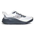 Skechers Laufschuhe Max Run Vorteza (wasserdicht) weiss/grau Herren