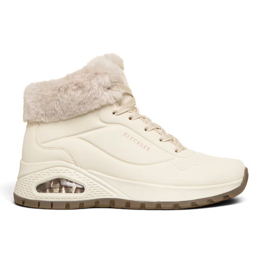Skechers Winterschuhe UNO Rugged Arctic Avenue (Veloursleder) off white Damen
