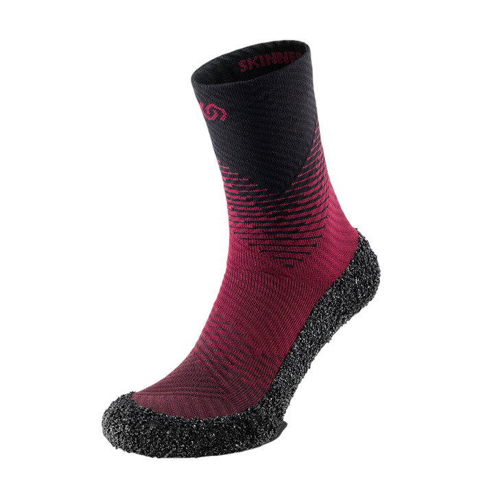 Skinners Barfusschuhe 2.0 Compression (hoher Bund, schmal im Vorfuss) weinrot Damen