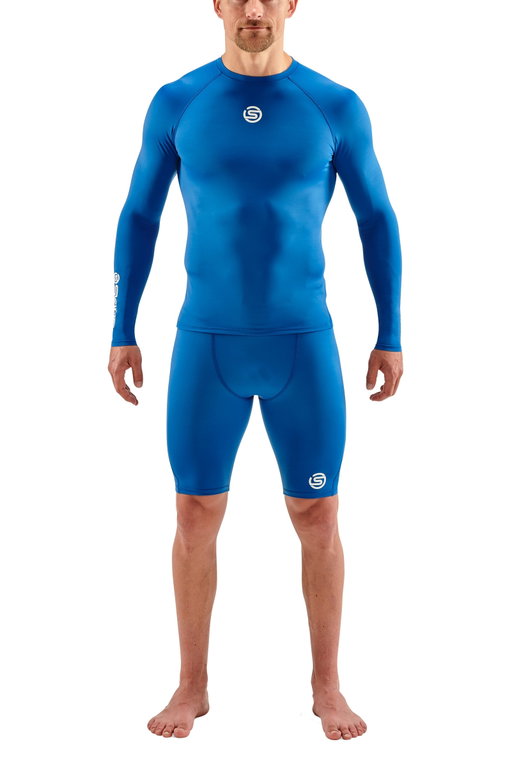 Skins Funktions-Langarmshirt 1-Series Long Sleeve (enganliegend) blau Herren