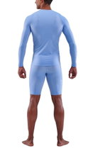 Skins Funktions-Langarmshirt 1-Series Long Sleeve (enganliegend) skyblau Herren
