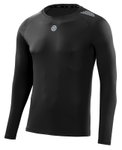 Skins Funktionsunterwäsche Langarmshirt 3-Series (perfekte feuchtigkeitstransport) schwarz Herren