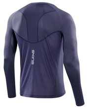 Skins Funktionsunterwäsche Langarmshirt 3-Series (perfekte feuchtigkeitstransport) navyblau Herren