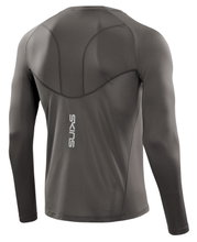 Skins Odzież Funkcjonalna Longsleeve 3-Series (idealny transport wilgoci) w kolorze węgorzowym dla mężczyzn