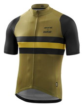 Skins Fahrrad-Tshirt Cycle X Chapeau (Front-Reißverschluss, schnelltrocknend, 3 Rückentaschen) grün Herren