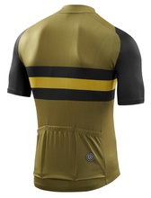 Skins Fahrrad-Tshirt Cycle X Chapeau (Front-Reißverschluss, schnelltrocknend, 3 Rückentaschen) grün Herren