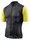 Skins Fahrrad-Shirt Cycle Elite Jersey (Front-Reißverschluss, schnelltrocknend) schwarz/gelb Herren