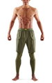 Skins Funktionshose 5-Series Superpose Long Tight (2-in-1 Skins Tights mit Überhose) khakigrün Herren