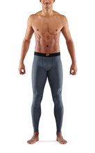 Skins Funktionshose 3-Series Tight Long (enganliegend) charcoalgrau Herren