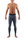 Skins Funktionshose 3-Series Tight Long (enganliegend) charcoalgrau Herren