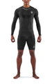 Skins Funktionsunterwäsche Langarmshirt 3-Series (enganliegend) schwarz Herren