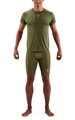 Skins Trainings-Tshirt 3-Series (100% Polyester, Mesh-Einsätze) khakigrün Herren