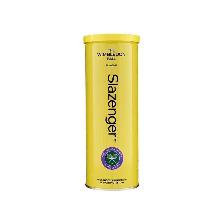 Slazenger Wimbledon Tennis Balls (Official Wimbledon Ball) Pack of 3