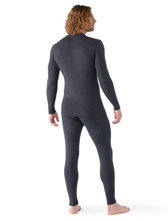 Smartwool Bielizna Funkcyjna Longsleeve Classic Thermal (ocieplająca wełna merino, okrągły dekolt) ciemnoszary mężczyźni