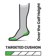 Smartwool Skisocke Targeted Cushion OTC Summit Shot-Print (Merinowolle) blau/grau - 1 Paar
