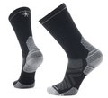 Smartwool Hiking Sock Crew Hike Targeted Cushion (Merino Wool, breathable) black/grey - 1 pair