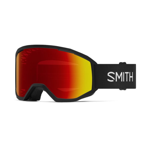 Okulary rowerowe Smith Loam MTB (szkło Carbonic-X, 100% ochrona UVA-UVB) czarne/czerwone - 1 para okularów