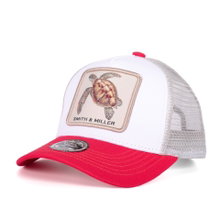 Smith&Miller Miramar Trucker Youth Cap white/coral/silver - 1 piece