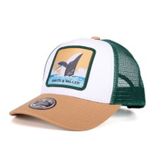 Smith&Miller Miramar Trucker Youth Cap white/mustard yellow/green - 1 piece