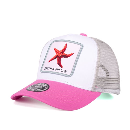 Smith&Miller Miramar Trucker Youth Cap white/pink/grey - 1 piece