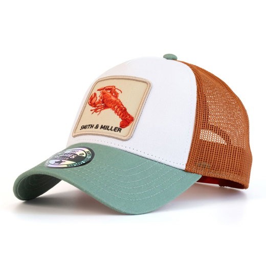 Smith&Miller Miramar Trucker Youth Cap white/brown/green - 1 piece