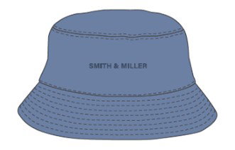 Smith&Miller Kapelusz Drill Bucket niebieski - 1 sztuka