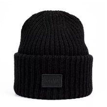Smith&Miller Strickmütze (Beanie) Vermilion - Materialmix schwarz - 1 Stück